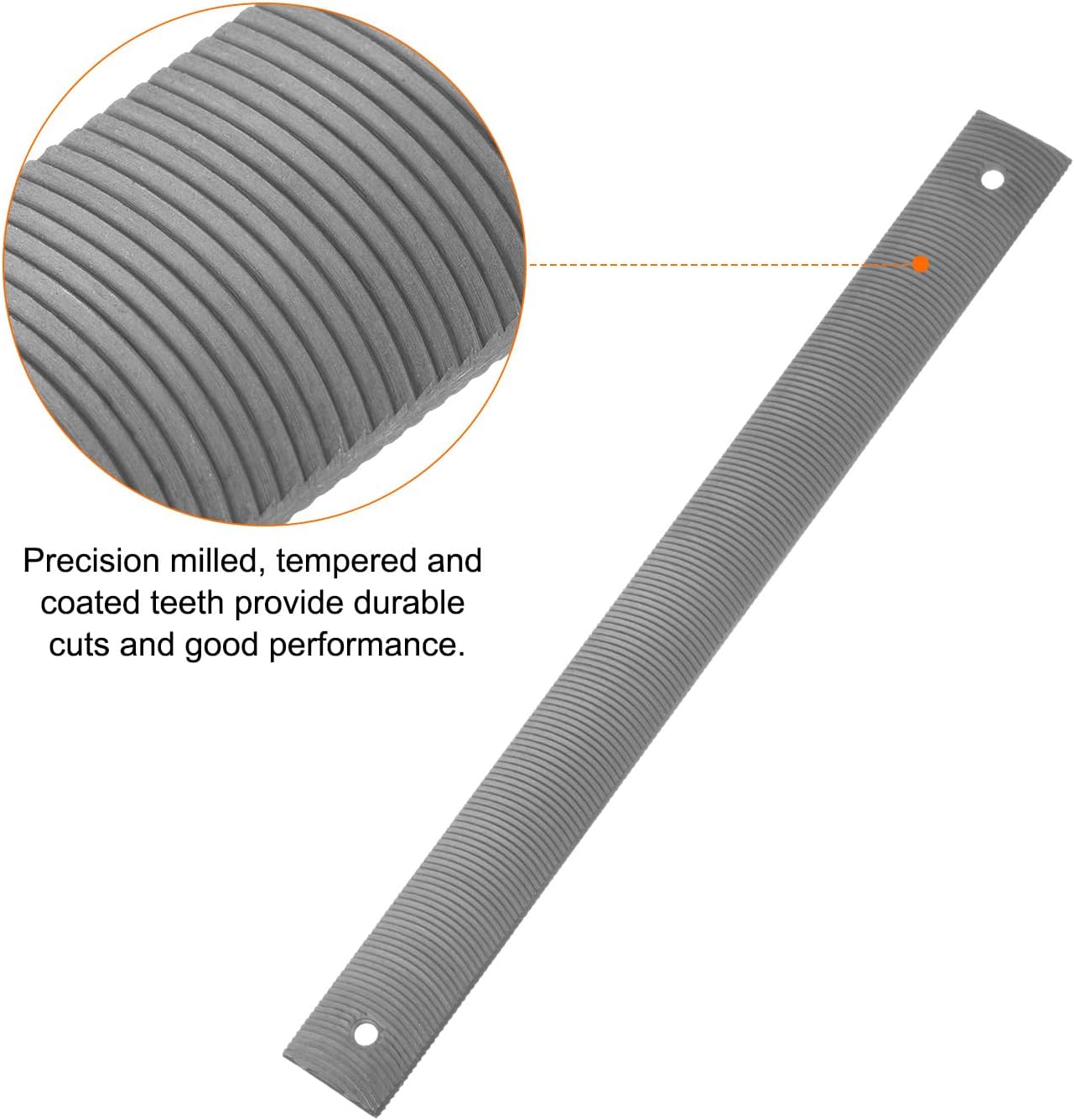 HARFINGTON 2pcs Flexible Body File 14 Inch High Carbon Steel Fine Teeth Cut Flat Metal Files Polisher Tool for Car Grinding - Image 4