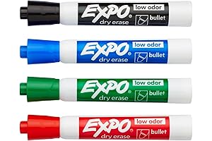 Expo Low Odor Dry Erase Markers, 2 Pack