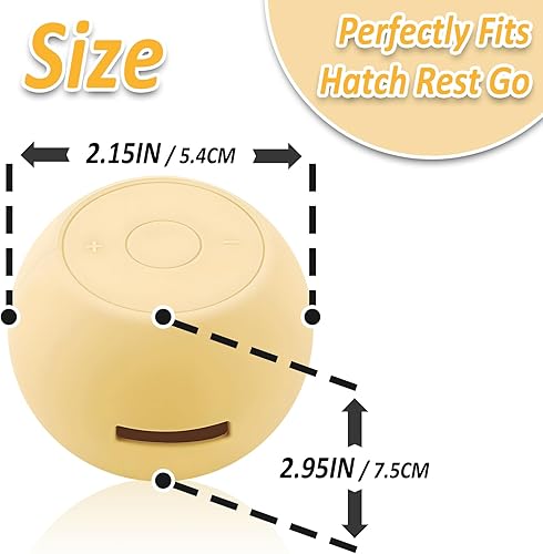 Miniatura 4 de Tzttyhcs Funda protectora de silicona diseñada para máquina de sonido de bebé de escotilla, a prueba de golpes, funda de máquina de sonido para