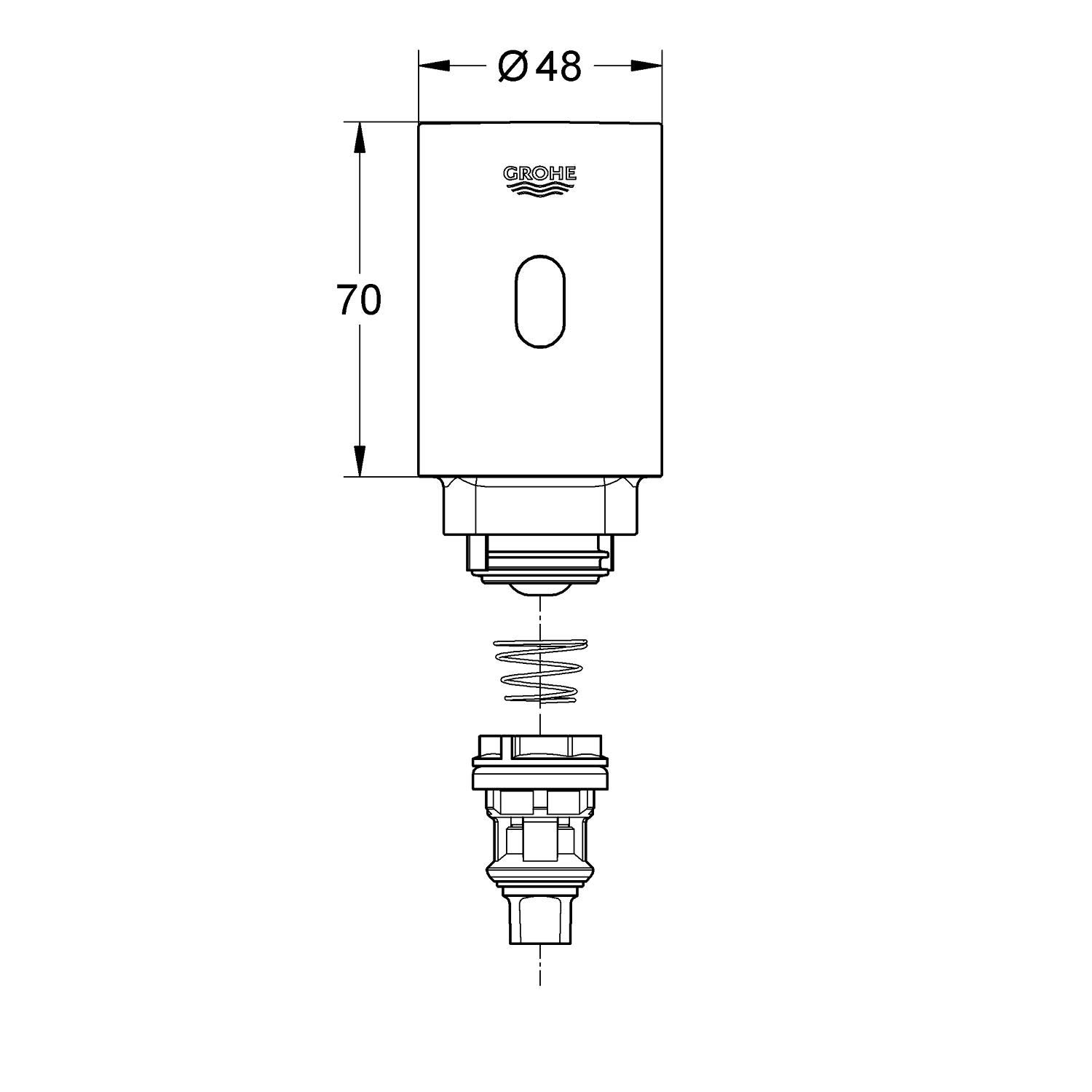 Grohe F. Grohe Tectron pisuar 37427000