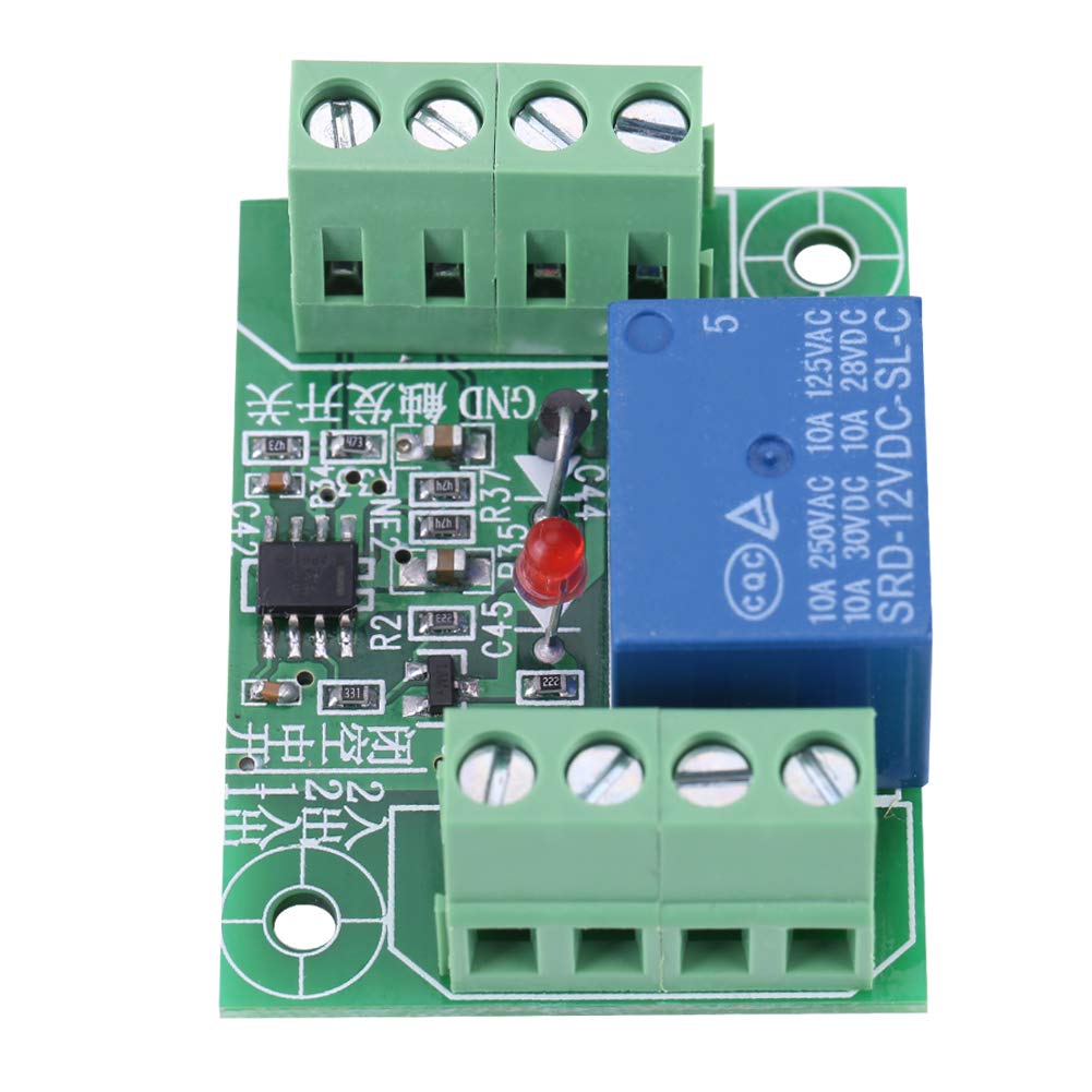 DEWIN Relé 12V, Módulo de Control de Relé de Interruptor de Disparo de Circuito Biestable de Canal único DC 12V