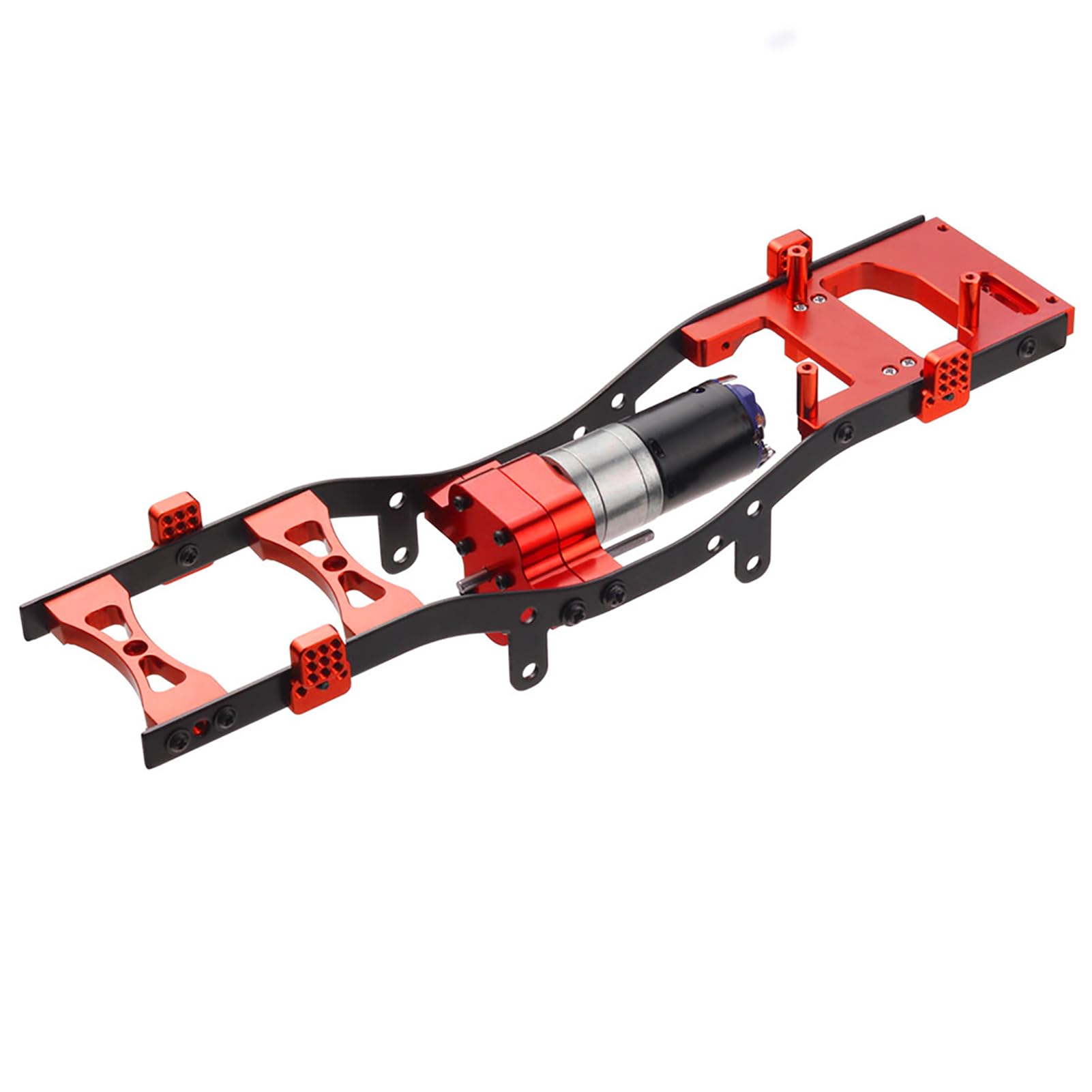 Cryfokt Set di Telai in Metallo per Telaio Auto RC per Parti di (Rosso)