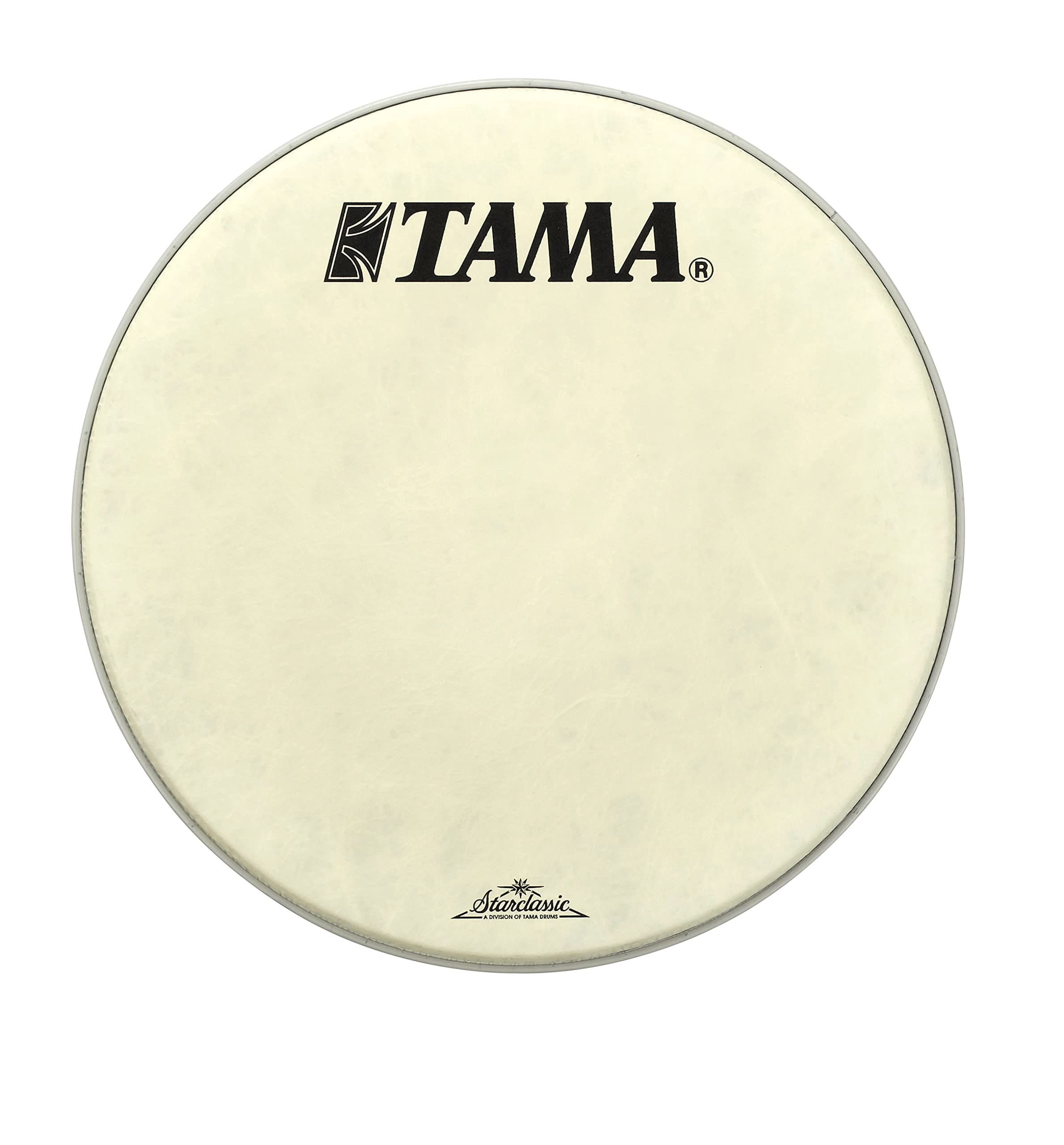 Tama FB24BMFS Bass Drum Front Head 24" White Fiber Laminated with Tama & Starclassic Logo