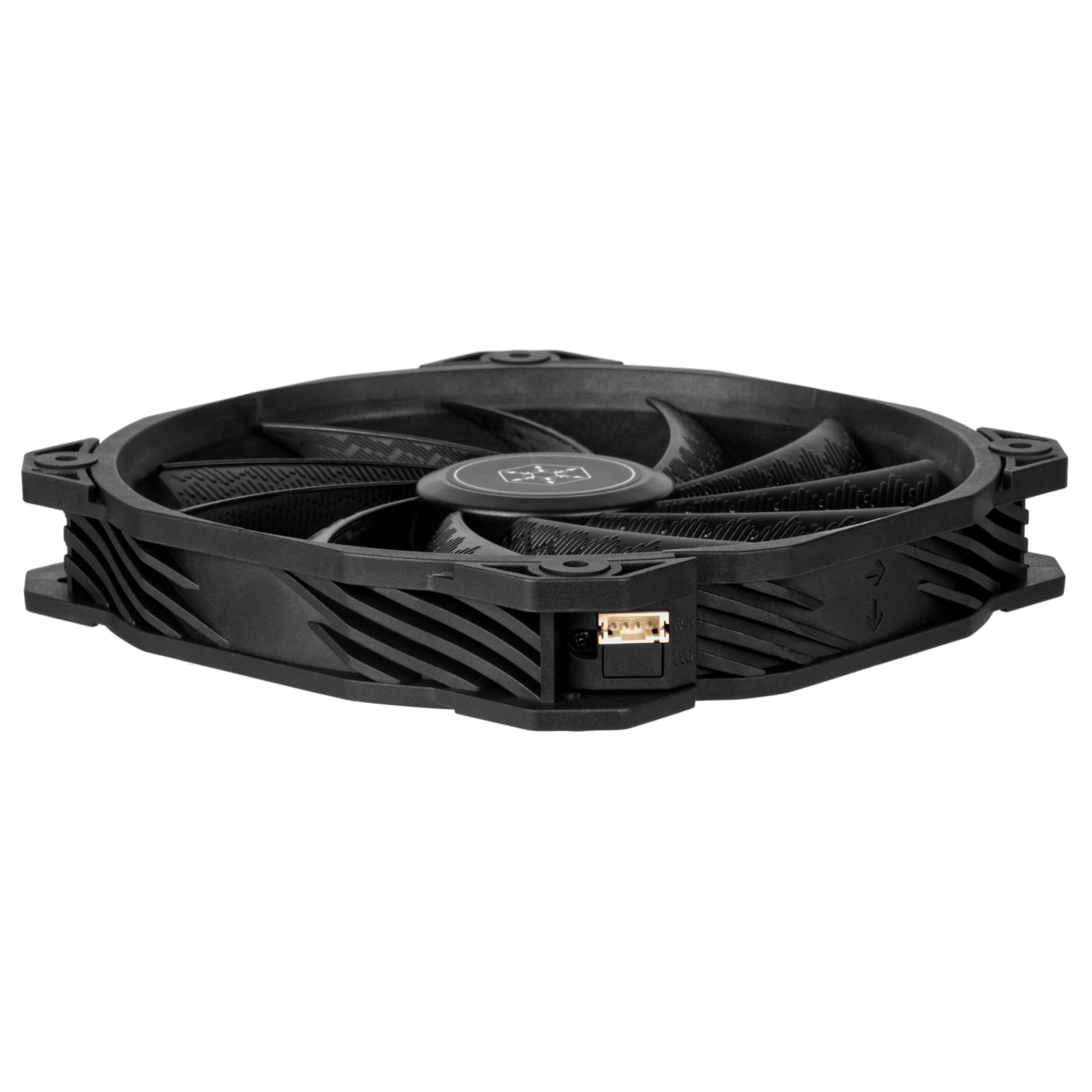 SilverStone Technology Shark Force 160 Ventilador PWM de rendimiento mejorado de 160 mm (con agujeros de montaje de 140 mm) SST-SF160B