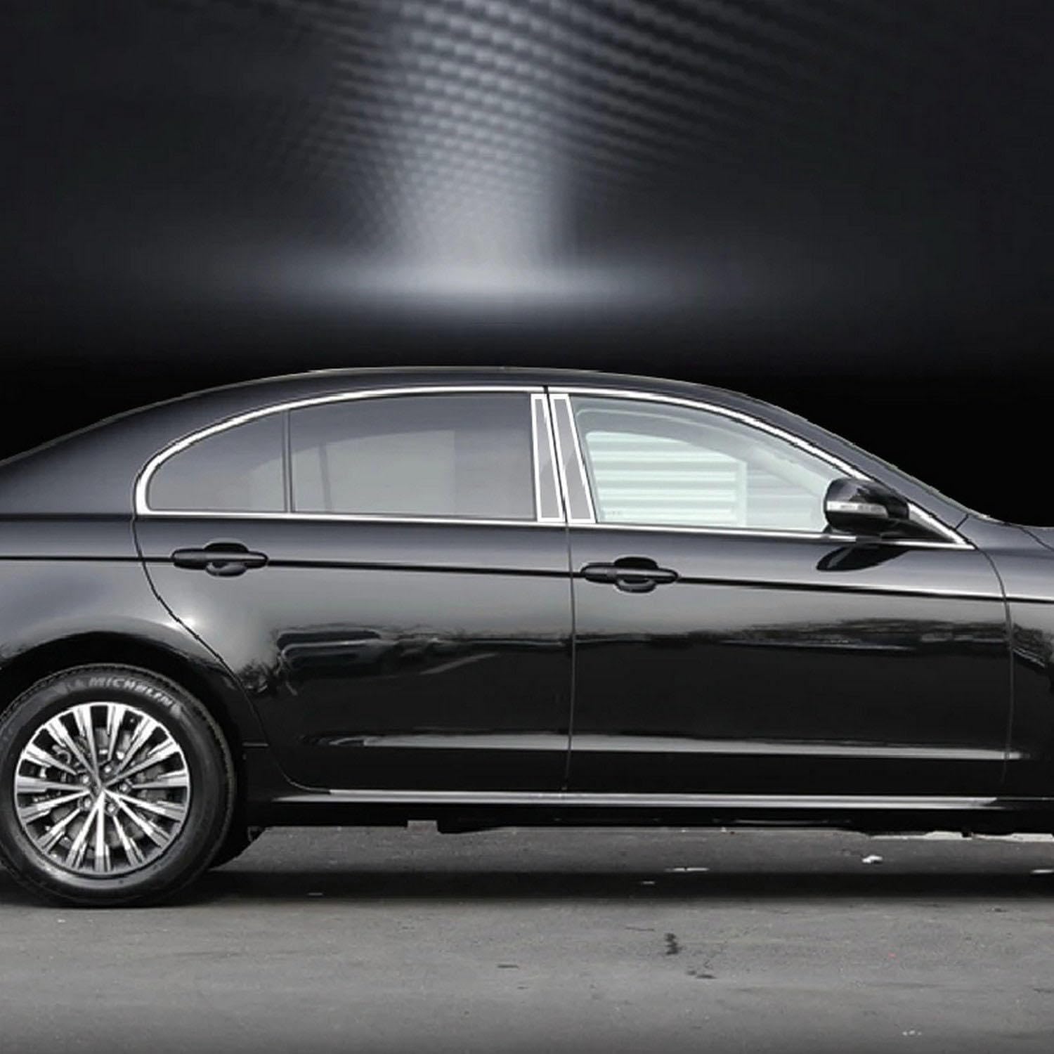 Car Exterior Car Window Pillar Anti-Scratch TPU Protective Film Anti-Scratch Repair Film，for Red Banner H7 2018-2023, Transparent