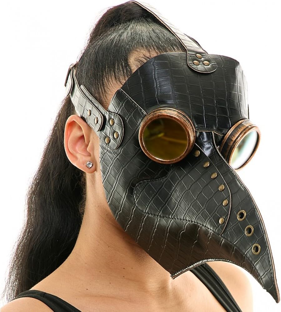 Steampunk Plague Doctor Mask Long Nose Bird Masquerade Mask For Halloween Costume Cosplay party For Adult