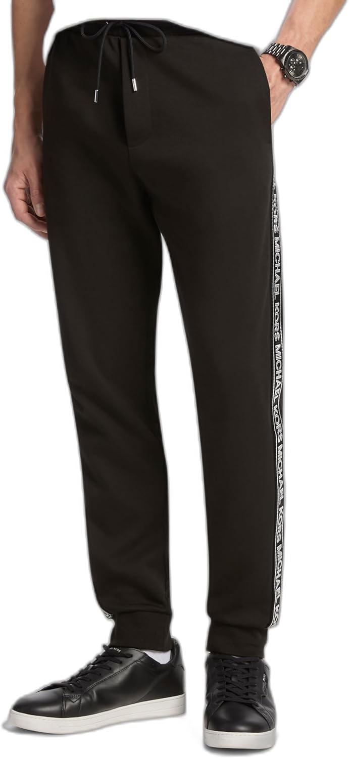 Michael Kors Men's Logo Tape Cotton Blend Jogger