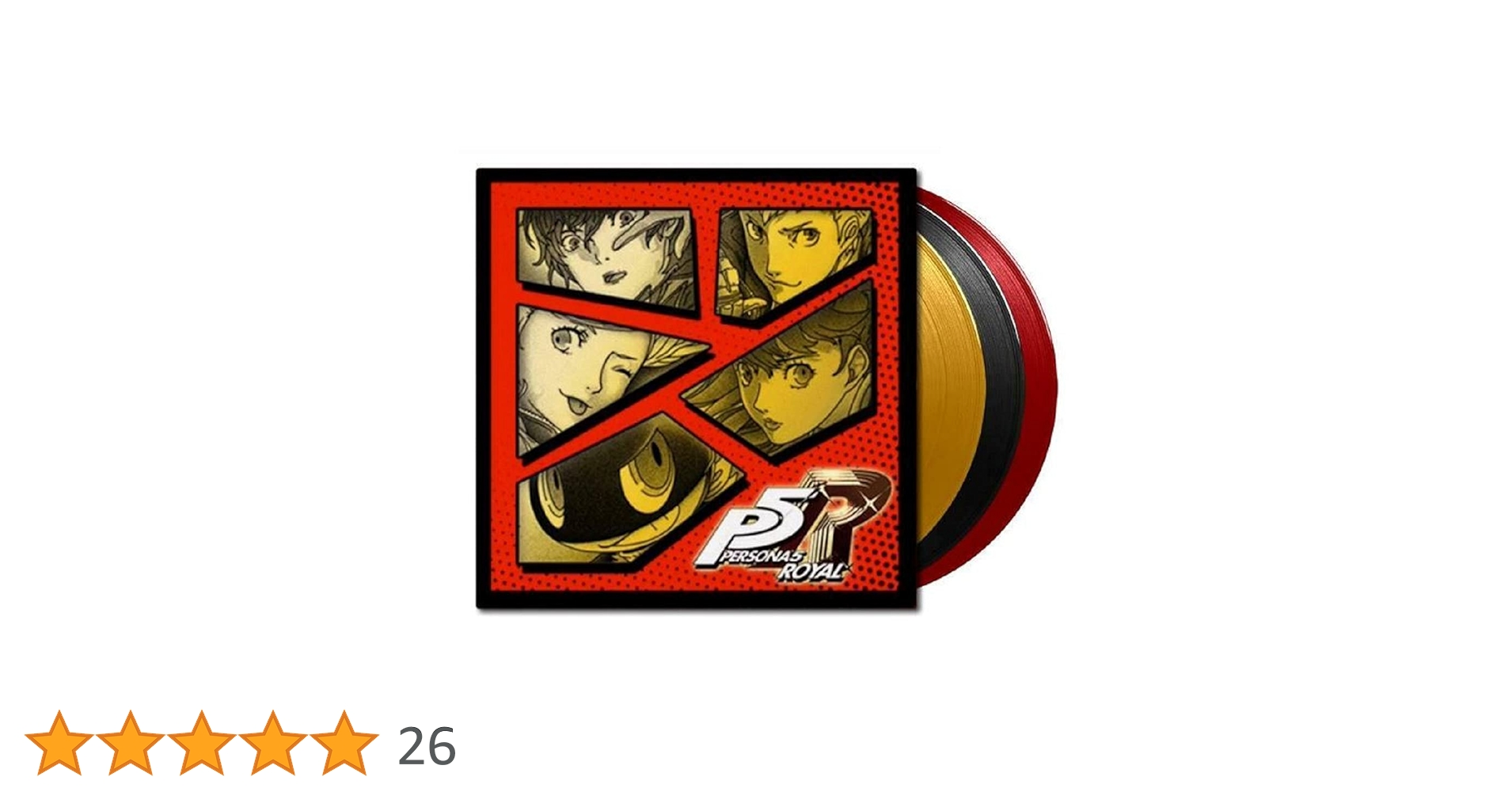 海外限定 Persona 5  オリジナルサンドトラック LP3枚 海外限定 Persona 5 オリジナルサンドトラック LP3枚 海外限定