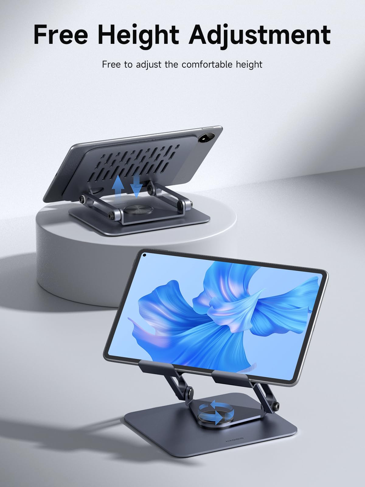 Hagibis Tablet-Ständer Verstellbar & Drehbar – Für IPad, Switch, Steam Deck Bis 15 Zoll