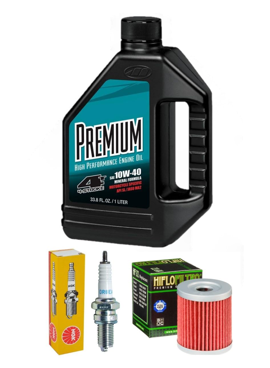 New Oil Change Kit W/Spark Plug Compatible With Suzuki DRZ125L