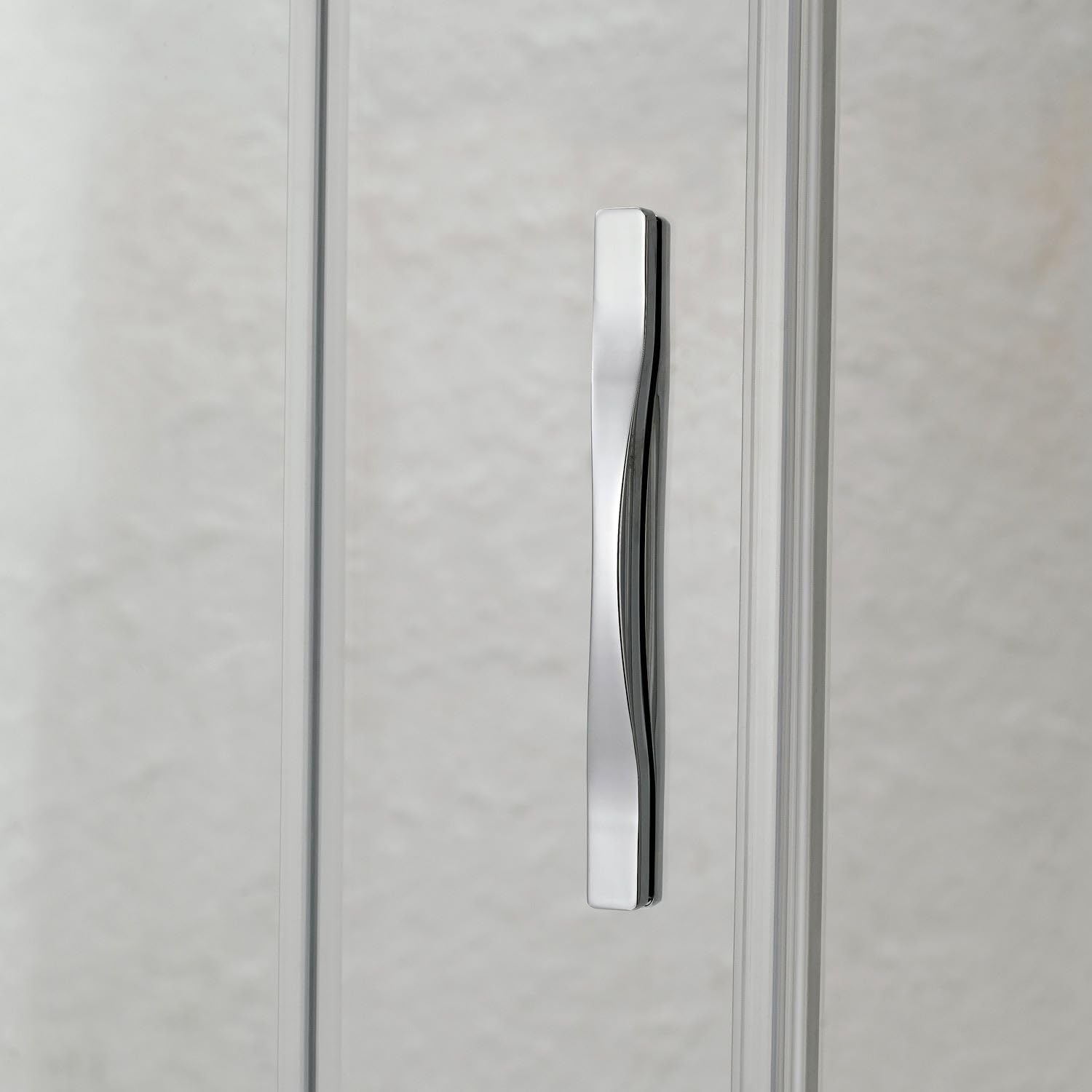 Box Doccia Angolare 80x80 cm 1 Anta Battente in Cristallo Trasparente 6mm H198 Aalborg Duo