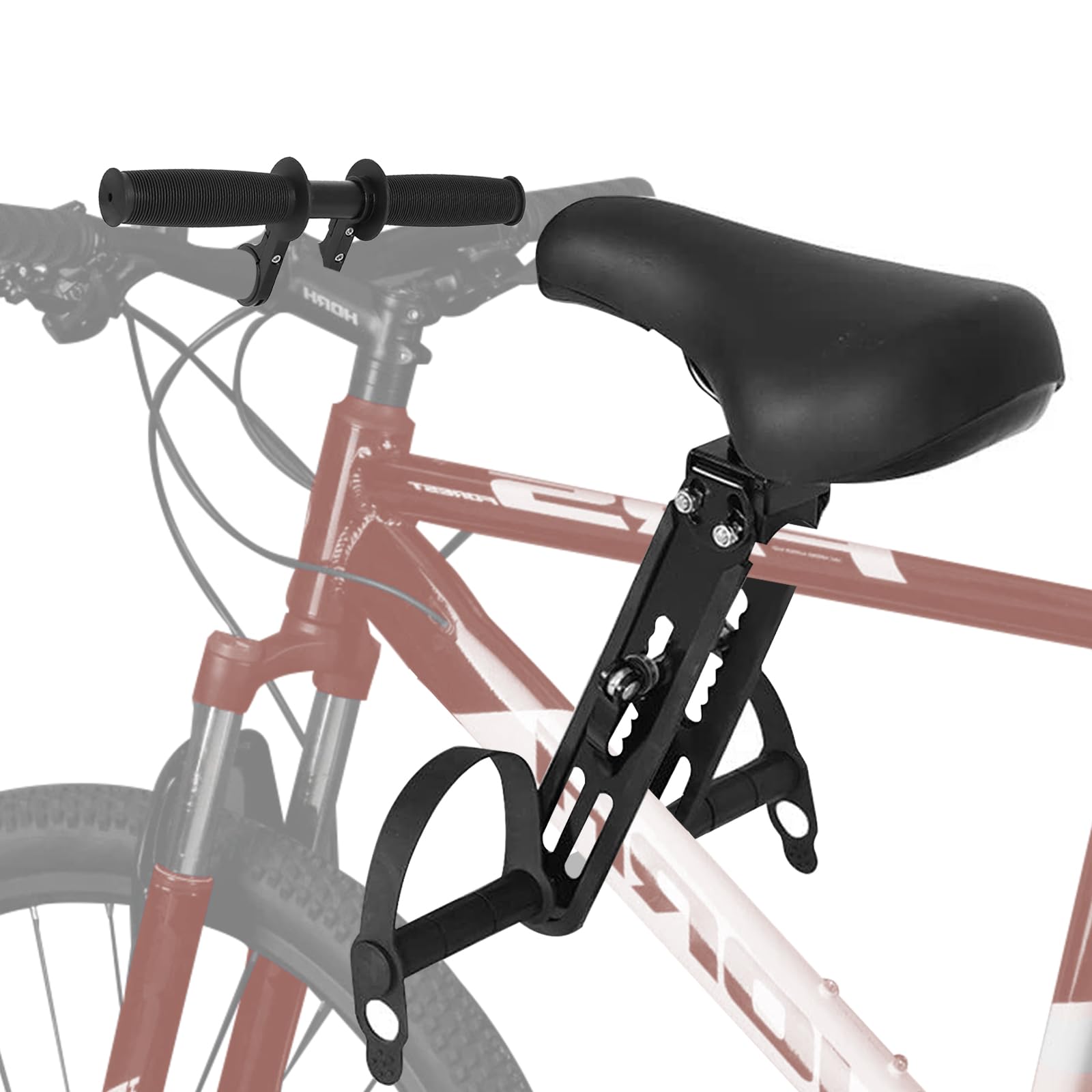 PORFOYO Siège Velo Enfant Avant, Siège de Vélo pour Enfant de 2 à 5 Ans