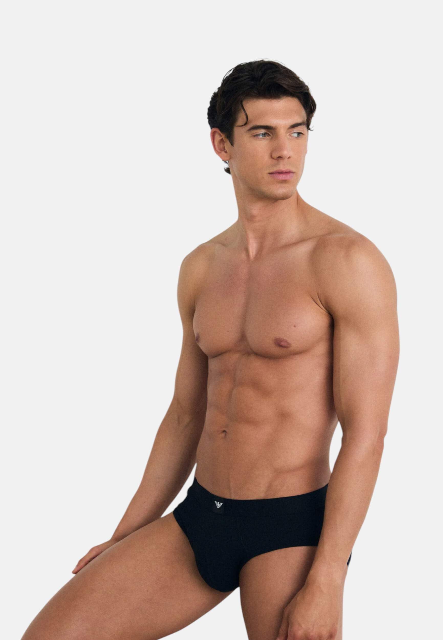 Emporio Armani 3-Pack Brief Ropa Interior Hombre (Pack de 3)