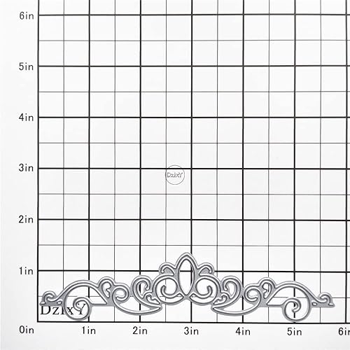 Miniatura 5 de DzIxY Tres troqueles de corte de metal con borde de flores irregulares para kit de fabricación de tarjetas, troquelados, troquelados, plantillas de