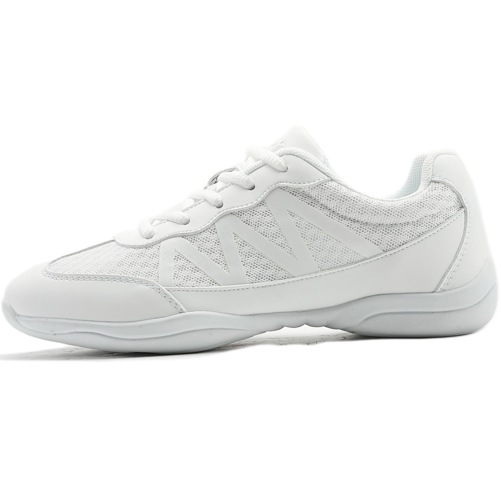 Scarpe da Cheerleading Cheerleader Donna Scarpe Allenamento Cheer Varsity Ginnastica Bianche Bambino Jazz Yoga per Ragazze da Ballo per attività all'Aria Aperta con Lacci