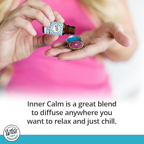 Miniatura 4 de Wild Essentials Exquisita mezcla de aceites esenciales para calma interior, dos botellas de 0.3 onzas líquidas, mezcla de sinergia de aceites