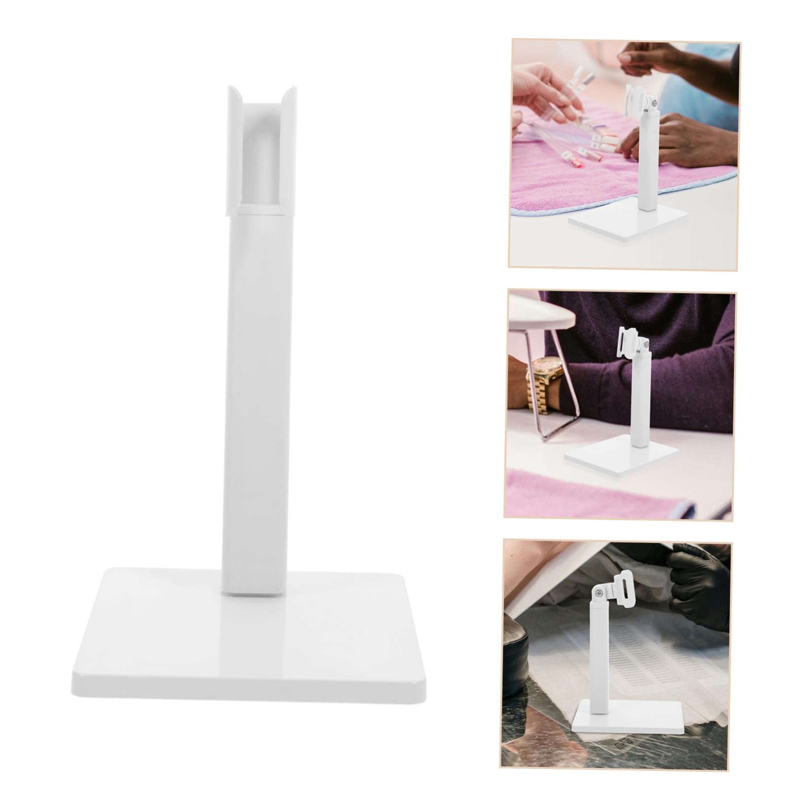 SOESFOUFU Elegant Nail Art Lamp Stand Nail Polish Dryer Holder Rack for Home Salon