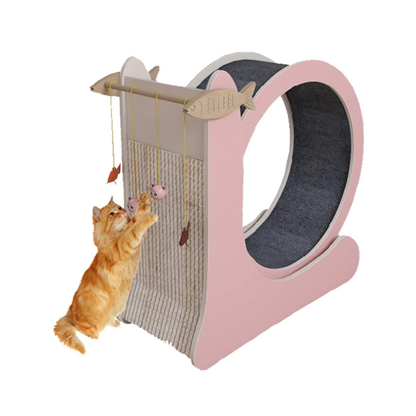 Rueda De Gato Rueda De Gato,Juguetes para Gatos,Juguetes De Gatito,Juguetes De Gato De Interior De Gato Gato Wheel Wheel Fitness Pends para Actividad FíSica Y Reduciendo El Aburrimiento
