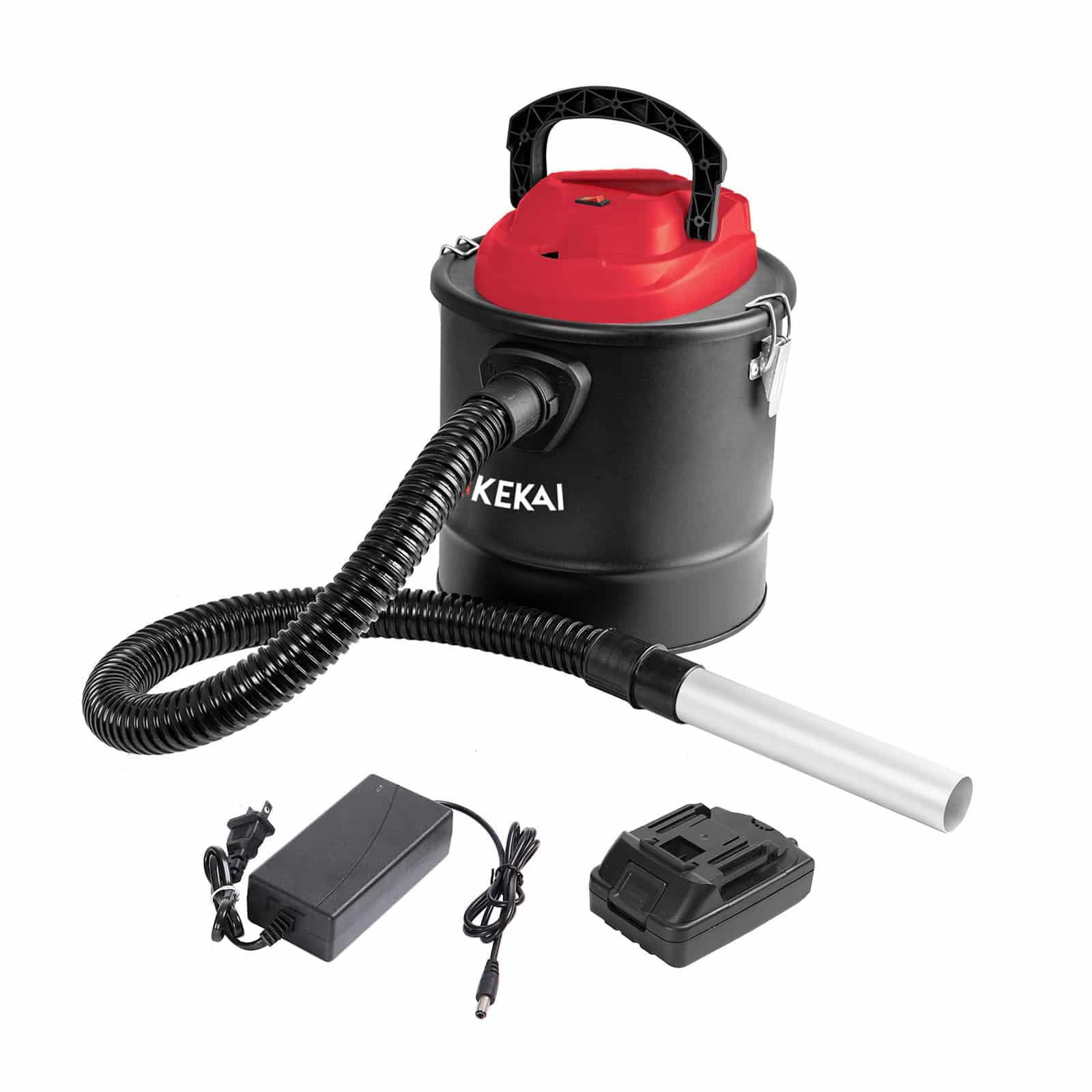 KEKAI Aspirador y soplador de cenizas inalámbrico "graciano" 12 l- 600 w -c/bateria, cargador y filtro hepa Cura della persona e salute