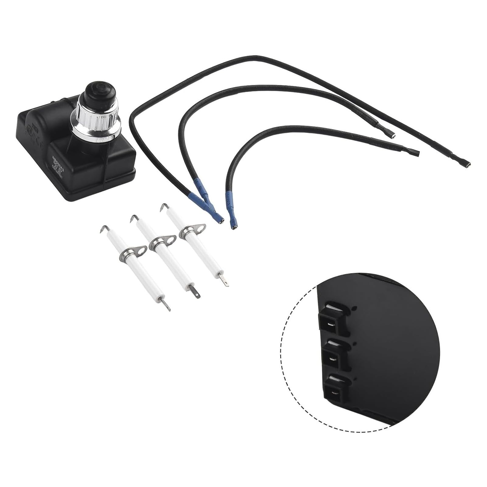 Ensemble d ' allumeurs Portables, Ensemble d ' allumeurs, Briquet de Gril, Bouton d ' allumage, Remplacement d ' allumeur, Texture en Plastique, Solution d ' allumage de Barbecue