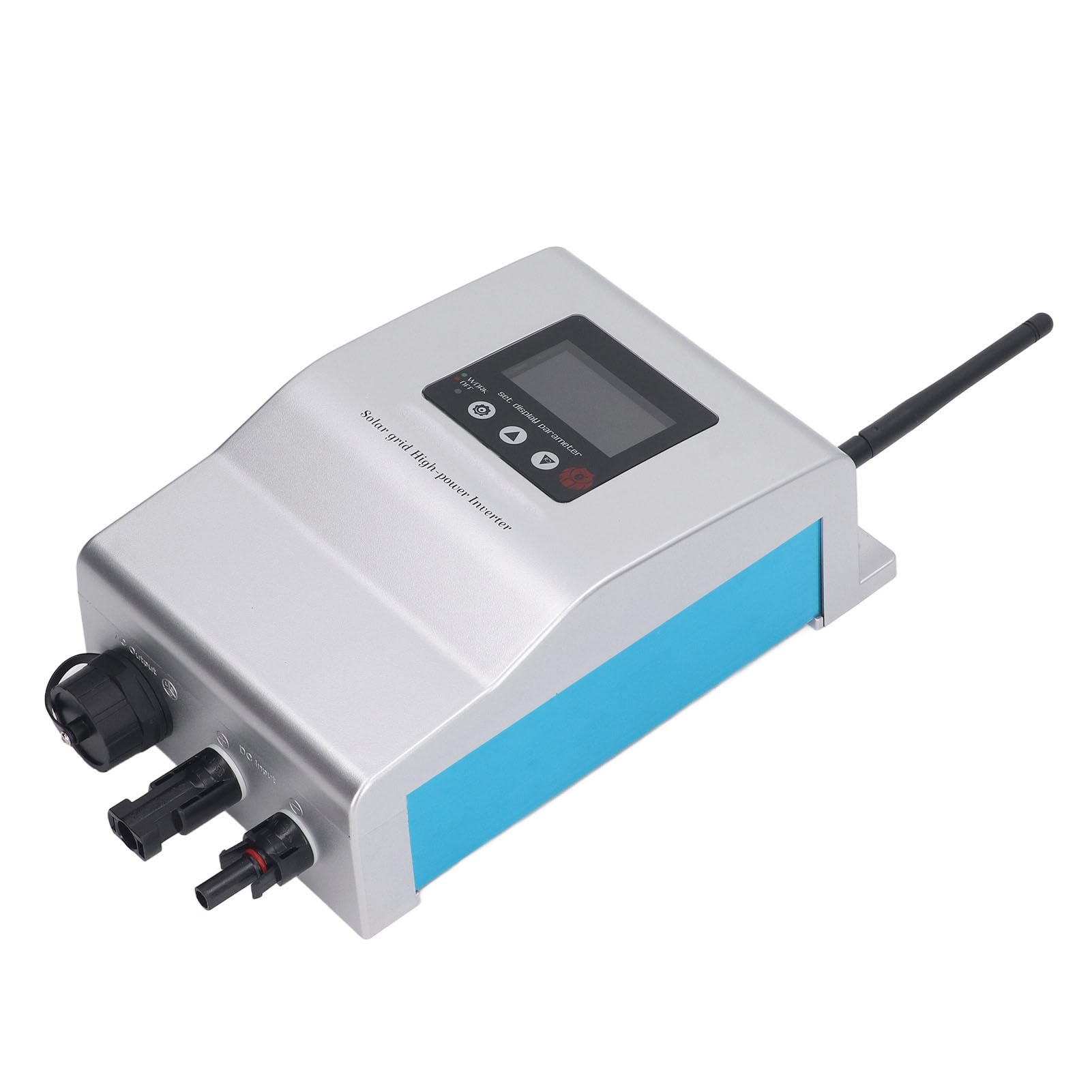FTVOGUE Micro Inverter Connesso Alla Rete Micro Inverter in Lega di Alluminio Efficienza Al 94% WiFi Bluetooth Controllo APP Onda Sinusoidale Pura per Solare Domestico Uso Esterno (800 W)