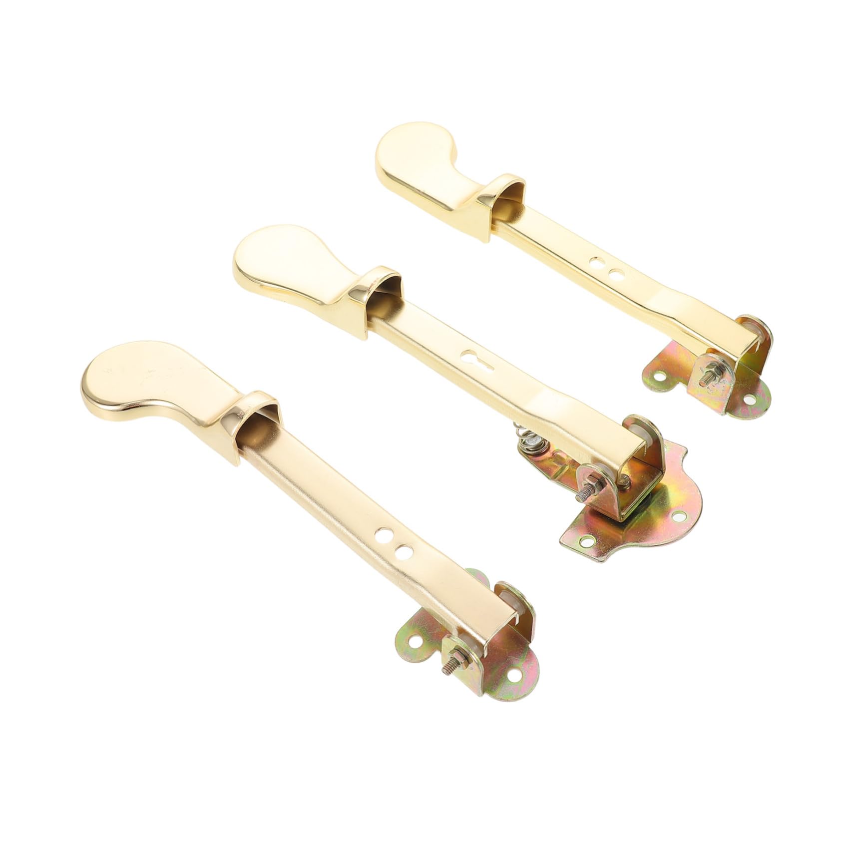Pedale Sustain per Pianoforte Verticale Oro 3 Pezzi Doppio Foro | Metallo, Compatibilità, Parti per Strumento, Design Elegante, per Musicisti Professionisti