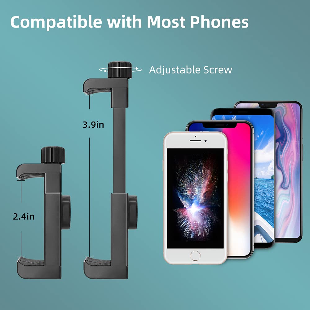 SOH Sangle de menton pour casque de moto avec clip de téléphone pour iPhone 15 Pro Max/14/13Pro/Max/Mini/Samsung, Google, LG, Pixel, Huawei, Xiaomi, tous les smartphones
