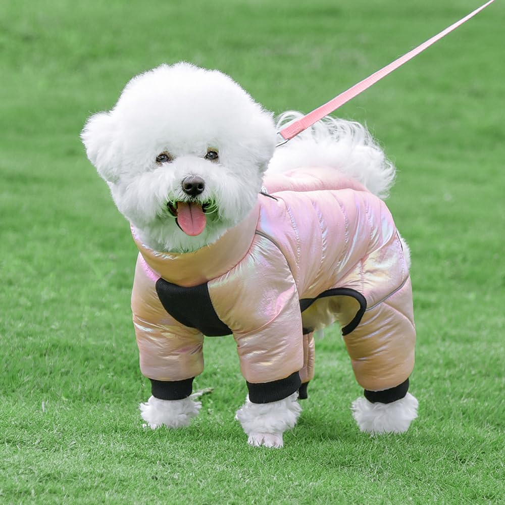 Abbigliamento Caldo Per Animali Domestici Abbigliamento Impermeabile Per Cani Impermeabile In Cotone Spesso Per Cani Giacca Invernale Cappotto Imbracatura Riflettente Per Cani Di Piccola Taglia