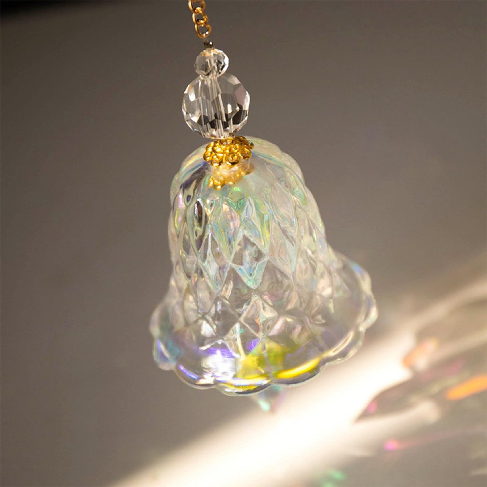 Lot de 2 clochettes en cristal à suspendre pour fenêtre - Décoration de chambre - Esthétique et mignonne