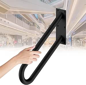 28 Inch Heavy Duty Handrails Wall Mount Stair Railing Indoor Outdoor U ...