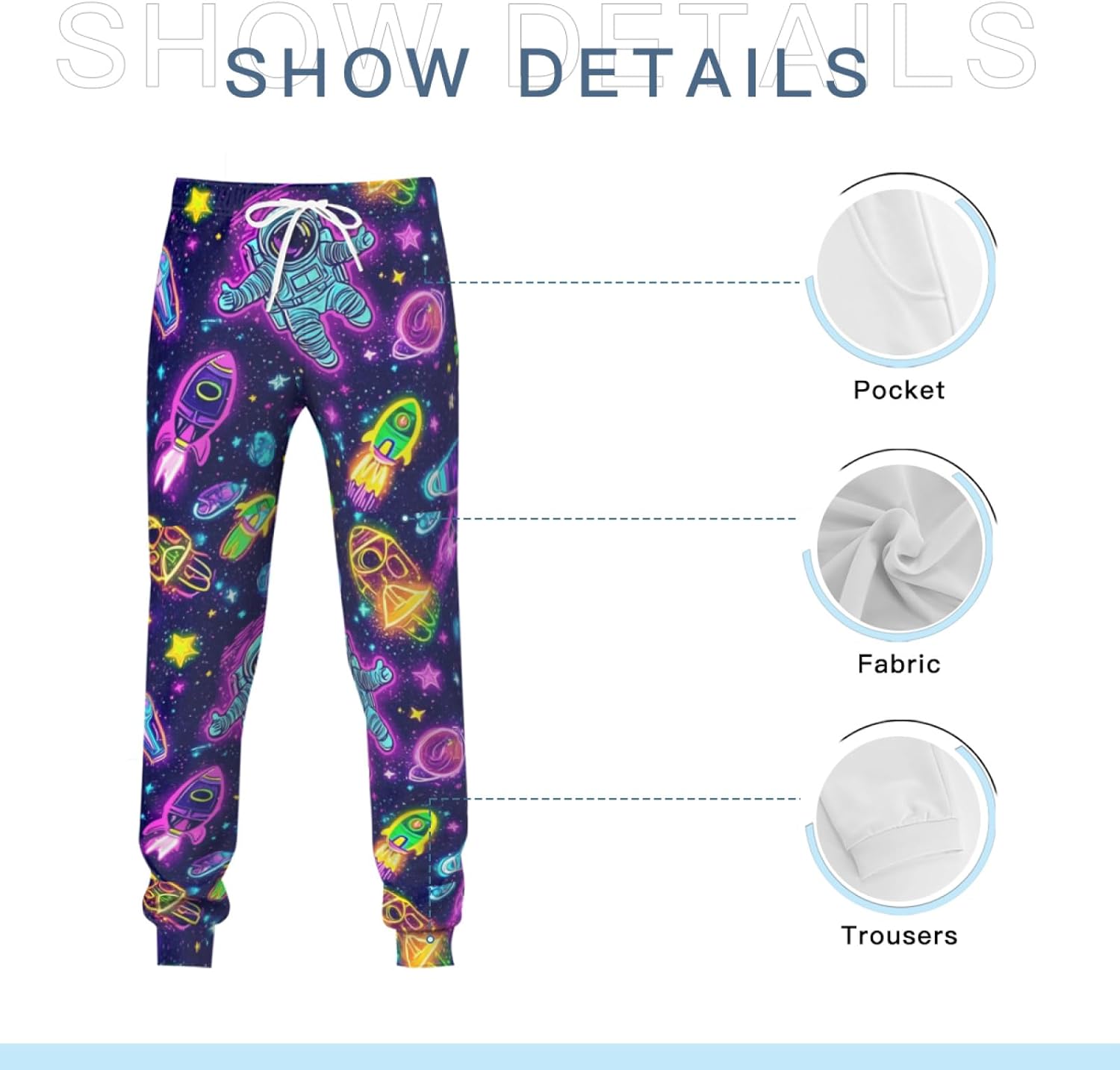 Men/Women 3D Printed Sweatpants Funny Joggers Pants Sports Trousers Track Sweatpant - Image 5