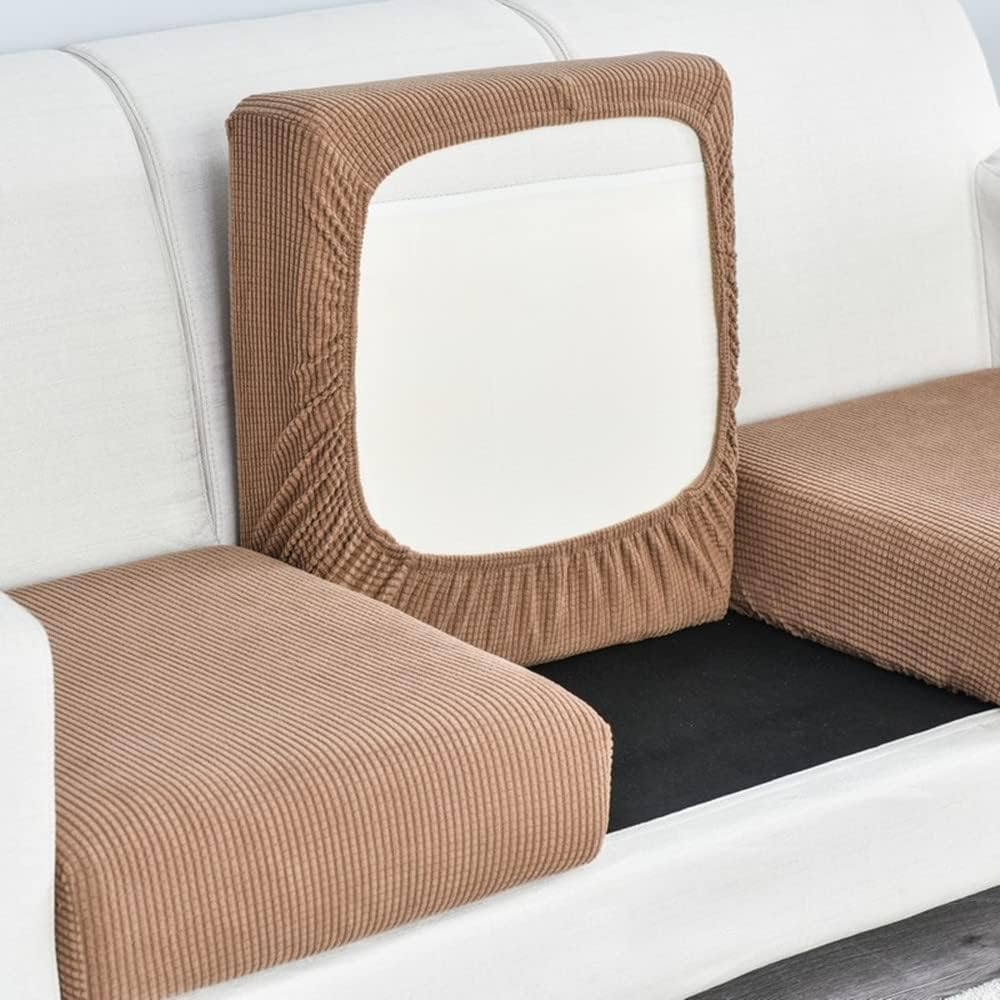 AYouge Sofa Seat Cushion Cover-Elastic Seat Cushion Cover - Elastic House Cover Non-slip Fabric Checkered Sofa Cover