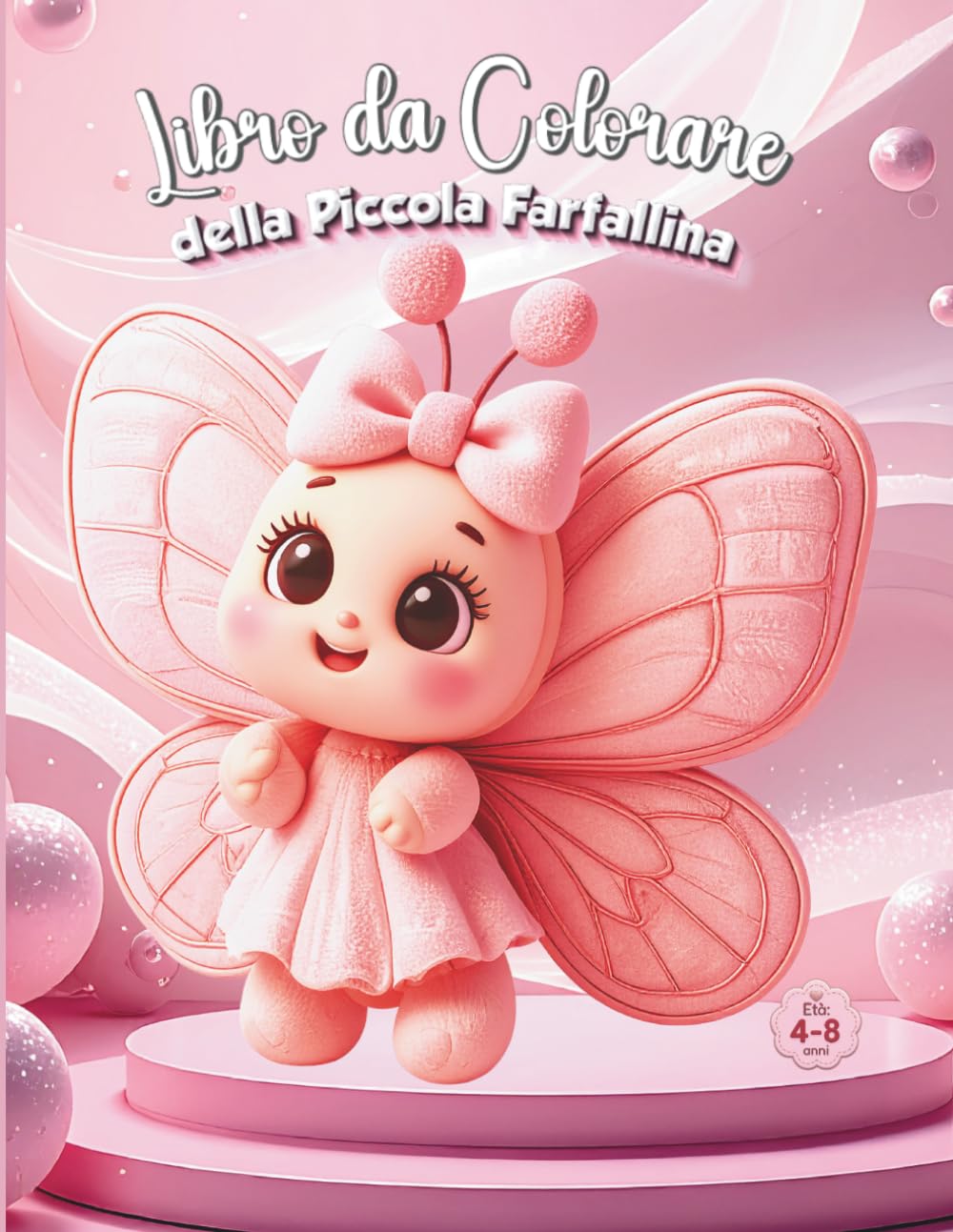 Libro da Colorare della Piccola Farfallina