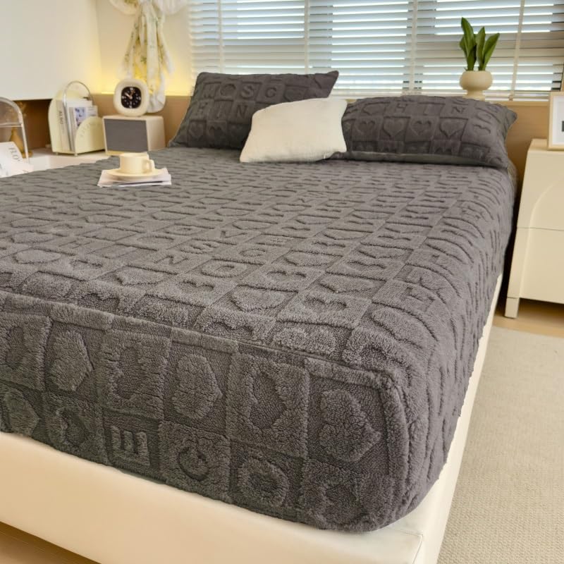 Drap-housse imperméable California King fini les draps qui glissent