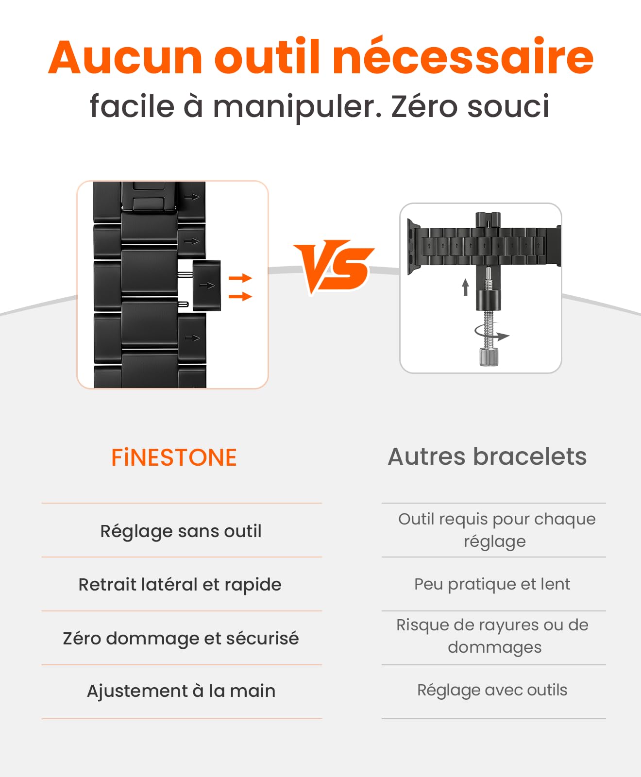 Bracelet en titane de grade 5 pour Apple Watch Ultra 3/2/1 49 mm et Series 11/10 46 mm, bracelet de montre Ultra 3 réglable sans outil pour homme avec fermoir papillon sécurisé