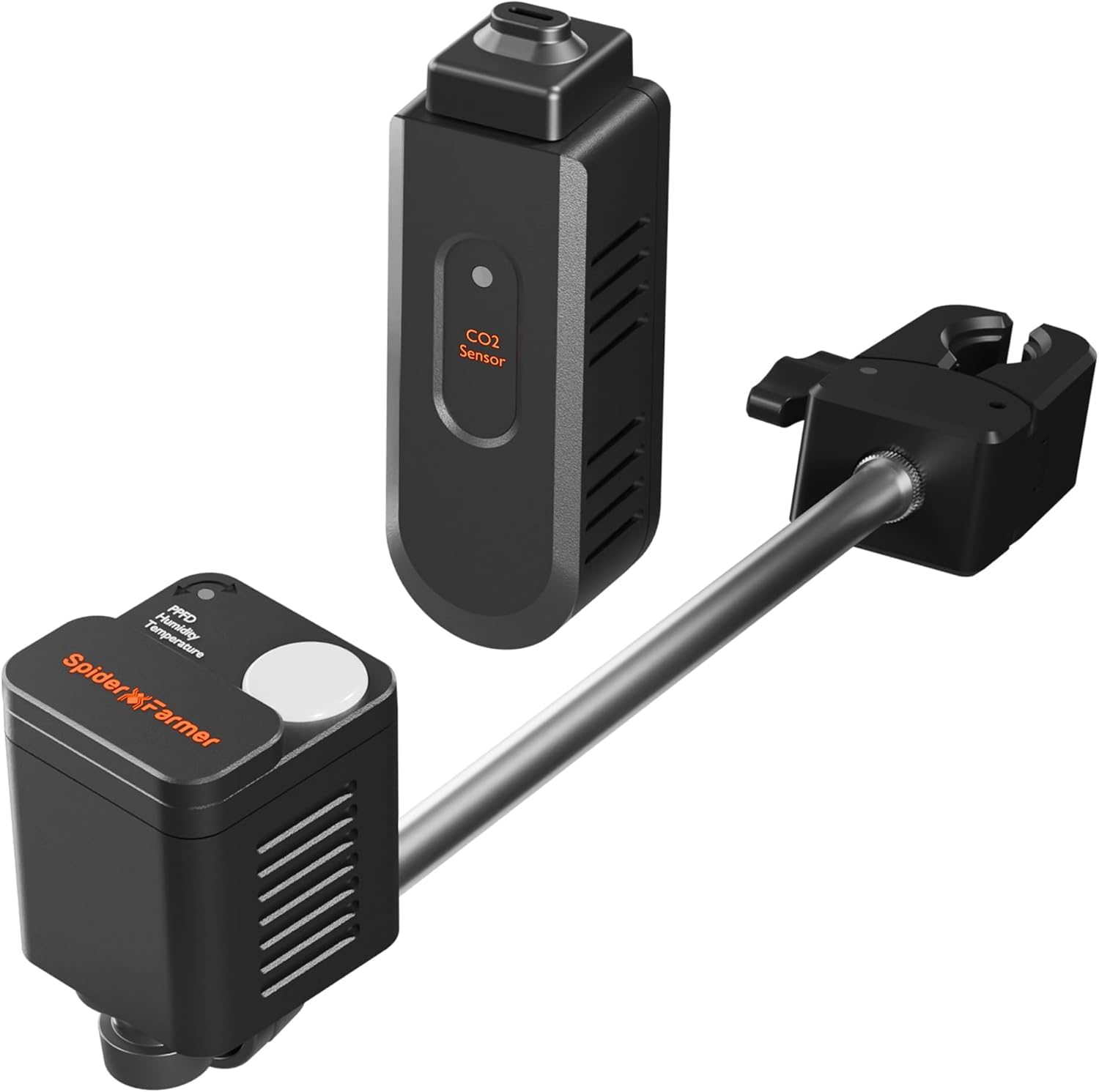 Spider Farmer GGS Sensor Pro Kits, 4-in-1 VPD/PPFD/Temp/Humid Sensor with CO2 Sensor, for Indoor Grow Environmental Monitoring Precision Control