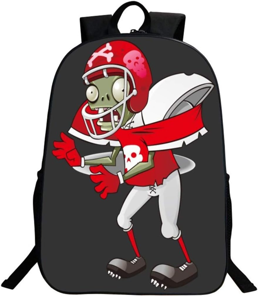 Plants vs. Zombies Image Printing Backpack Rucksack Packsack School Bag for Student Boys and Girls /4