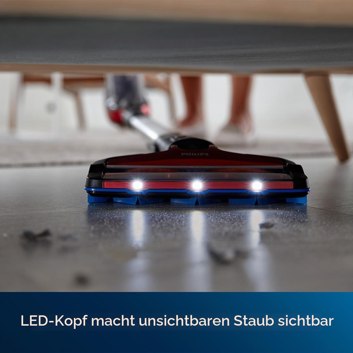 Philips XC7043, Vertikalstaubsauger, schwarzes, 50h x 40L x 35w (Centimeters)
