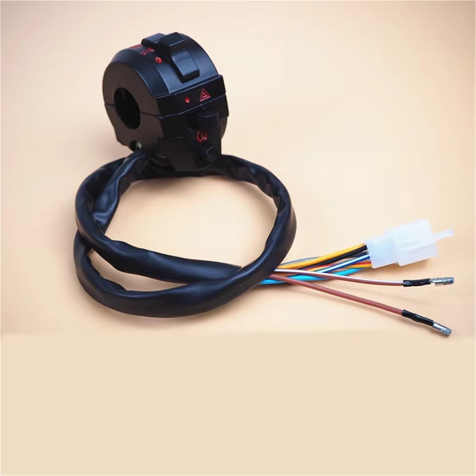 2 Pezzi 7/8""22mm Interruttore Controllo Lato Sinistro Destro Manubrio Motocicletta ATV Abbaglianti/anabbaglianti Interruttori Clacson Indicatori Direzione Interruttore Interruttore Di Accensione a Ch