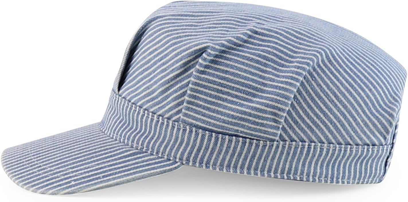 Armycrew Classic Cotton Train Engineer Conductor Adjustable Cap - Image 3