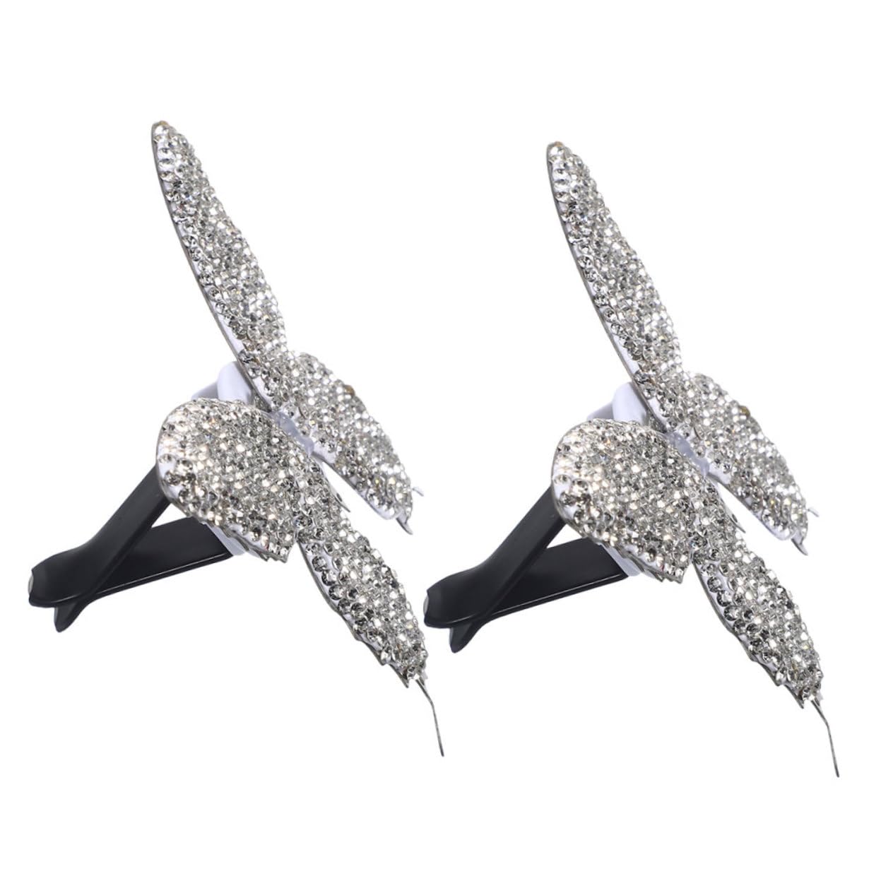 SOLUSTRE 4stücke Rhinestone Auto Duftclip Für Klimaanlage Autoausstattung Mit Einfacher Für Angenehmes Fahrgefühl Und Frischen Duft Im Auto