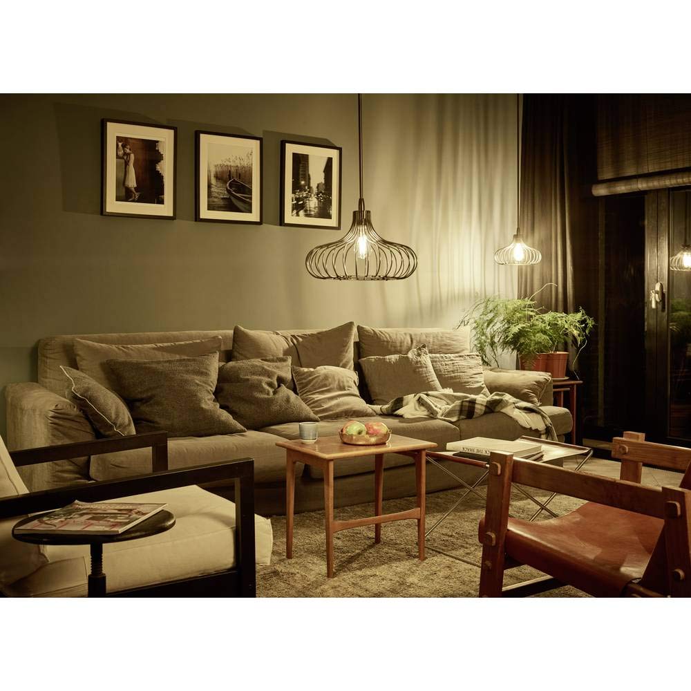 Philips Żarówka LED Classic E27, 40 W, kształt kropli, przezroczysta, ciepła biel