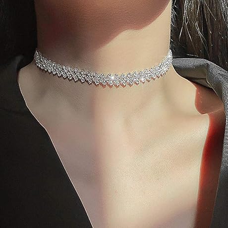 Rhinestone Choker Necklace: Shimmering Elegance for Every Occasion