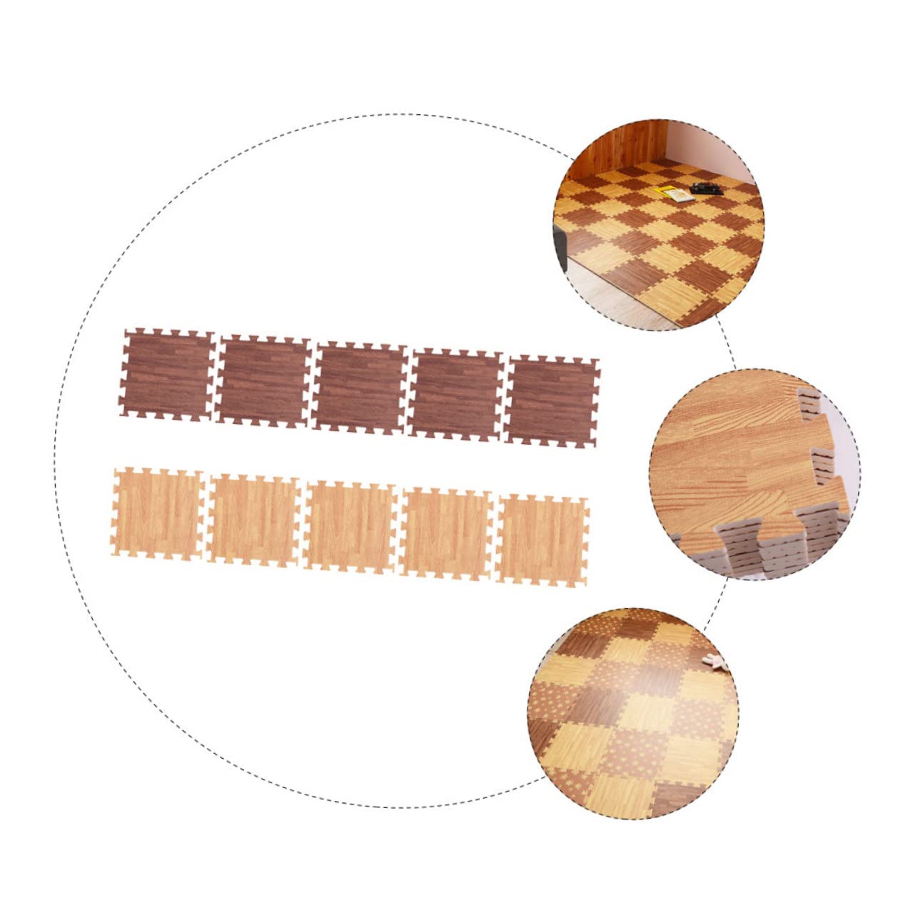 KESYOO 10pcs Foam Floor Mat Outdoor Floor Mat Home Door Mats Indoor Large Gym Puzzle Mat Exercise Mats Interlocking Tile Flooring Mat Puzzle Exercise Mat Floor Tile Puzzle Floor Mats