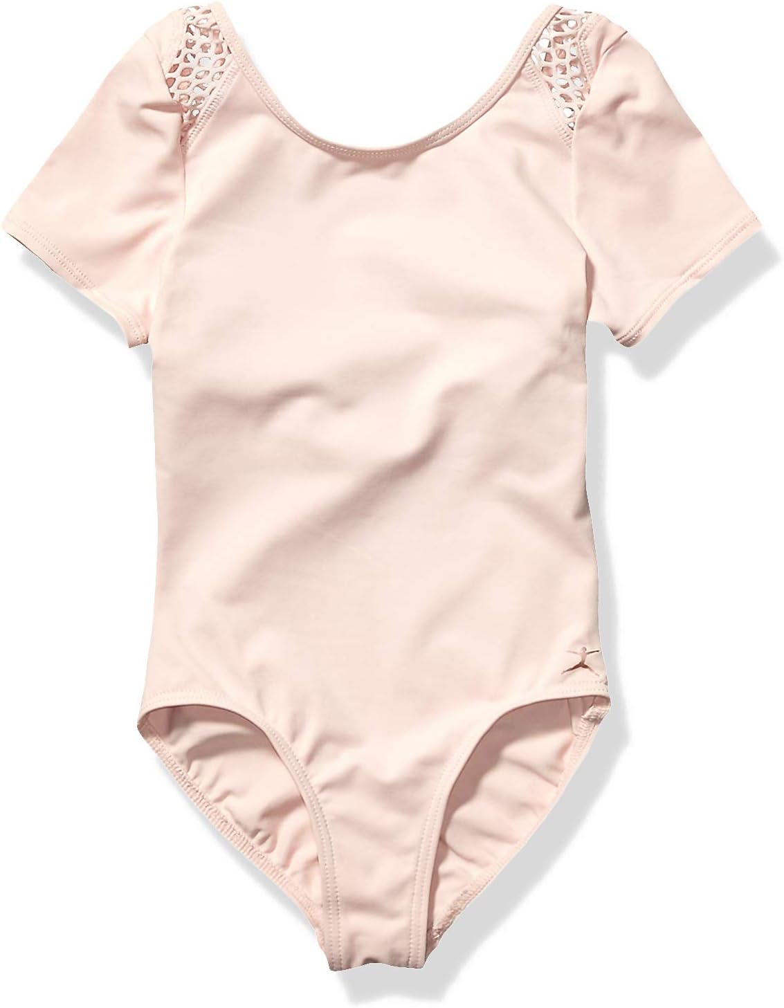 Danskin girls Basic Nylon Short Sleeve Leotard