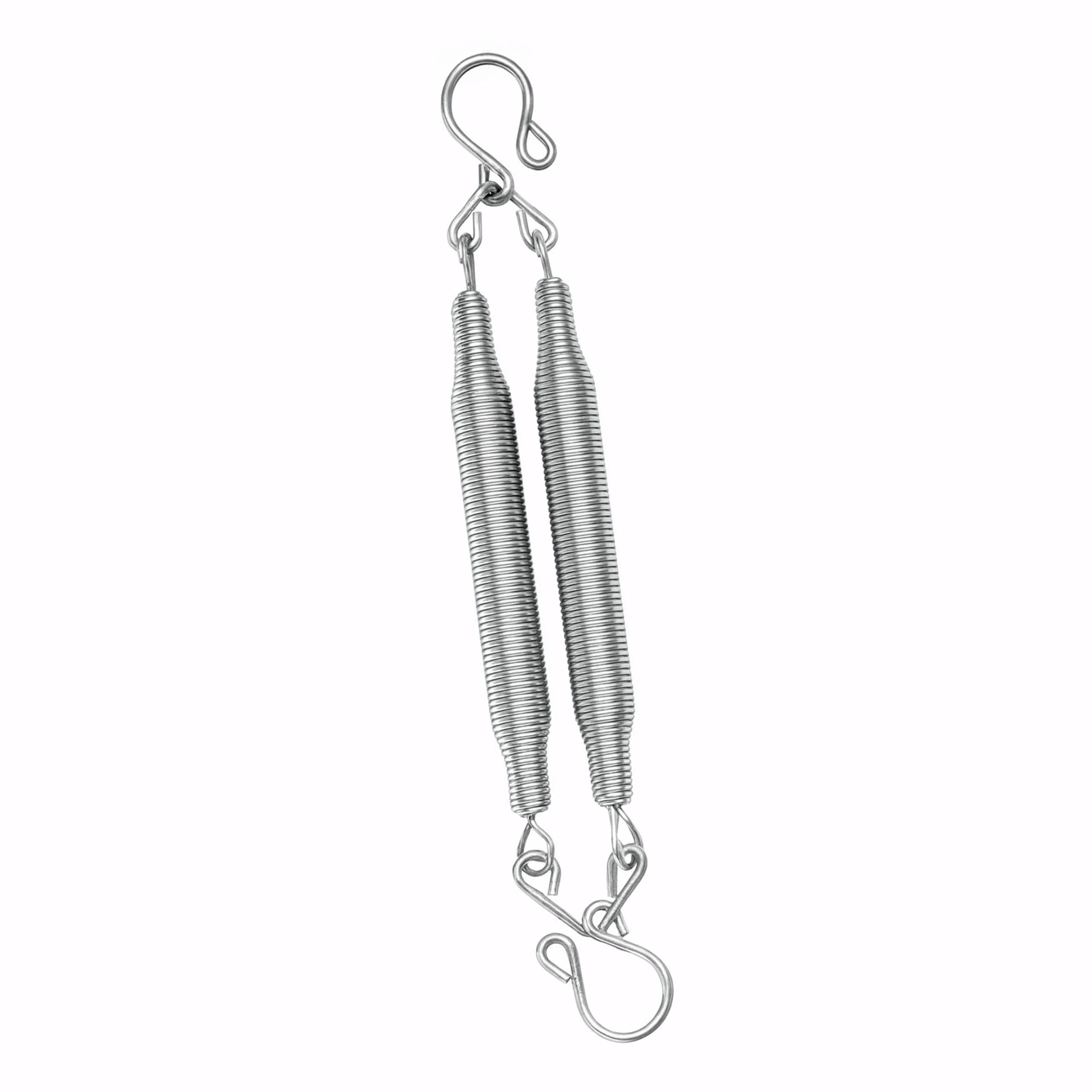 Alfwings Baby Cradle Spring for Swing Jhula Straight Hanging Spring for Thottil Hook Jhoola Palna | Support Up to 20Kg (Silver)-image-31
