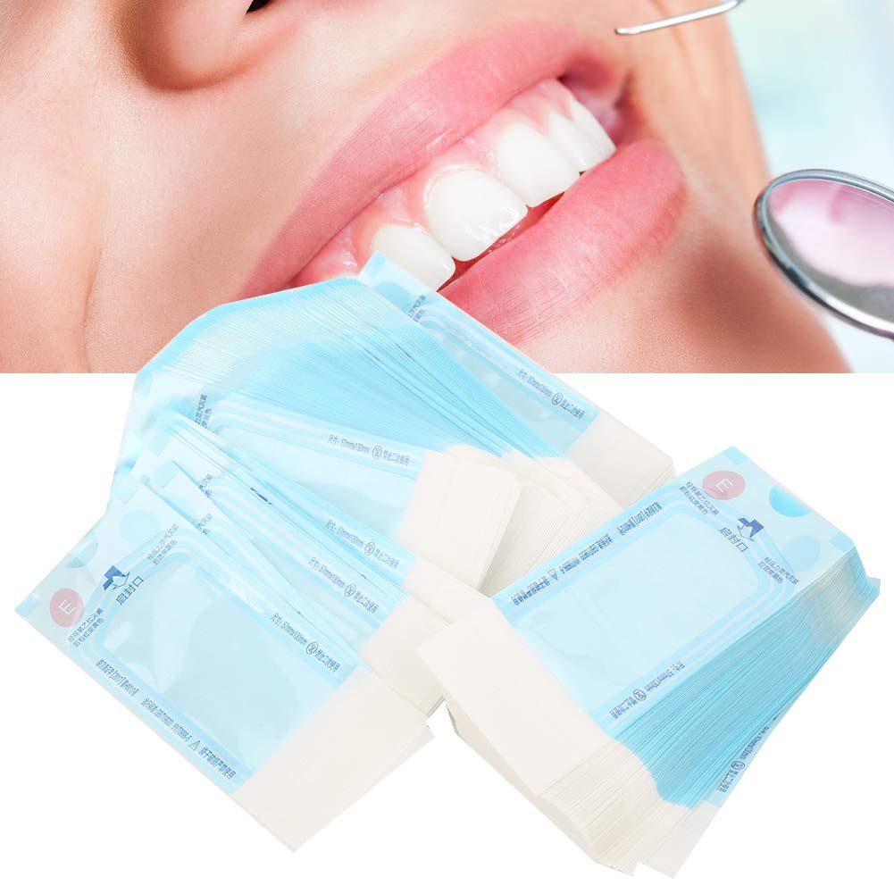 Longzhou Pochette de stérilisation Auto-étanche, Sac de Poche de stérilisation Auto-étanche Professionnel, Outil de Stockage Dentaire jetable d'environ 2,2 x 5,1 Pouces