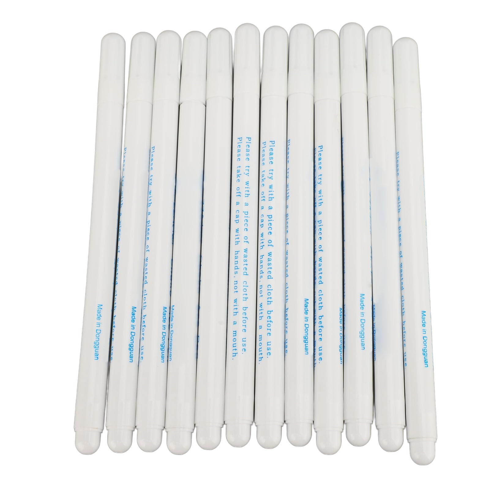 12 Pièces Marqueurs Solubles Dans L'eau Stylos Effaçables Pour Cuir