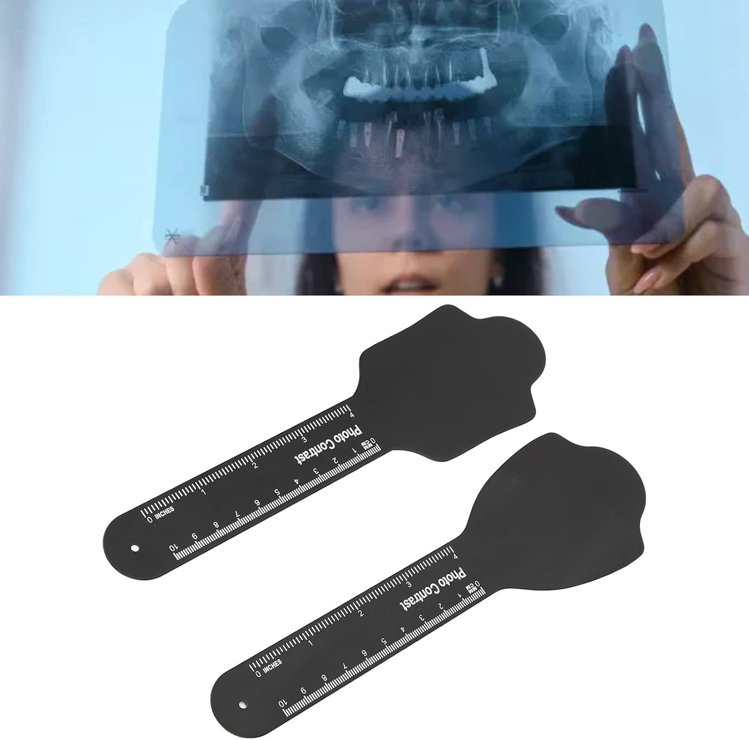 Contraster Intraoral Photo, 2Pcs Dental Photo Contrast Black Background