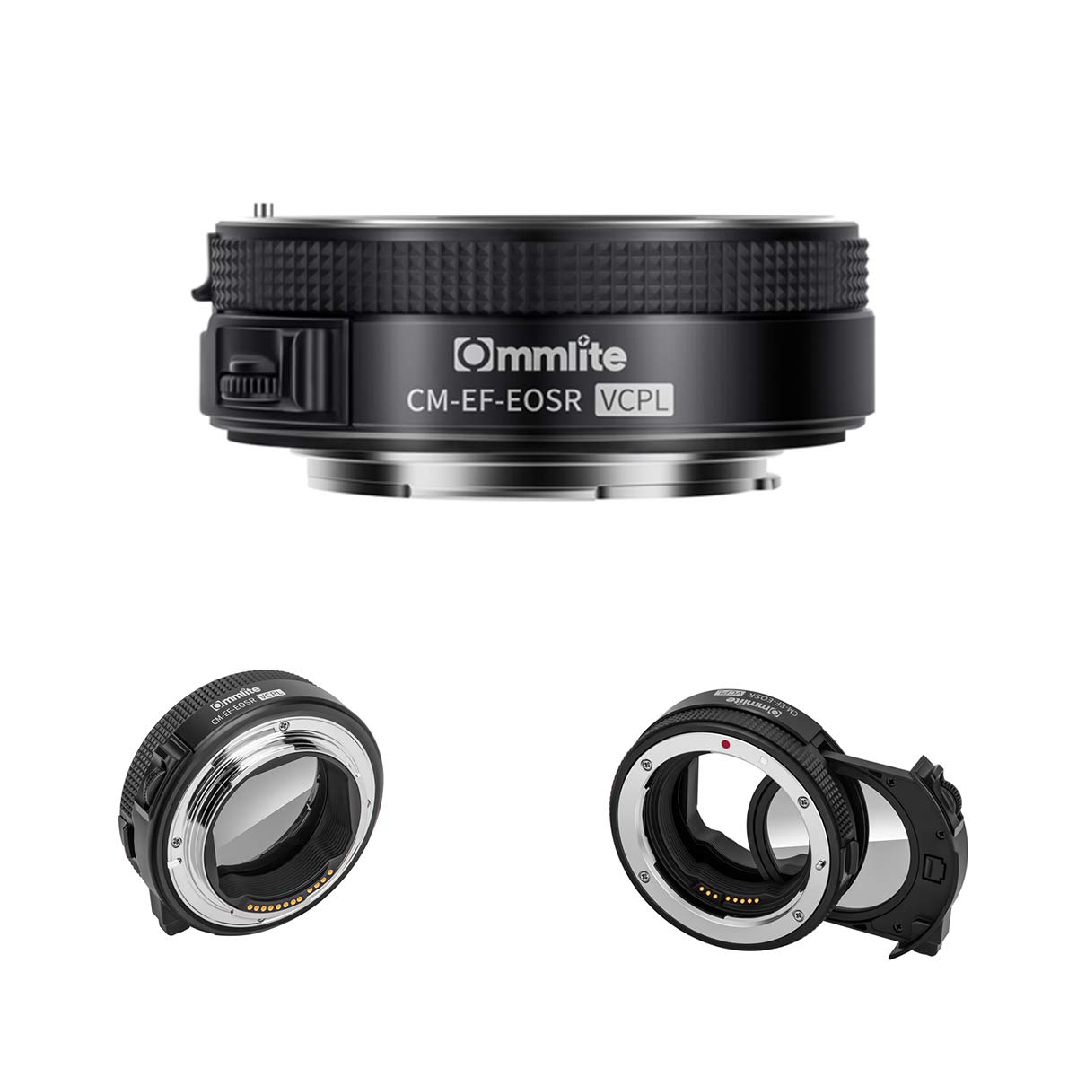 Commlite CM-EF-EOSR VCPL AF Adaptateur de monture d'objectif EF/EF-S vers appareil photo EOSR/RF avec CP variable